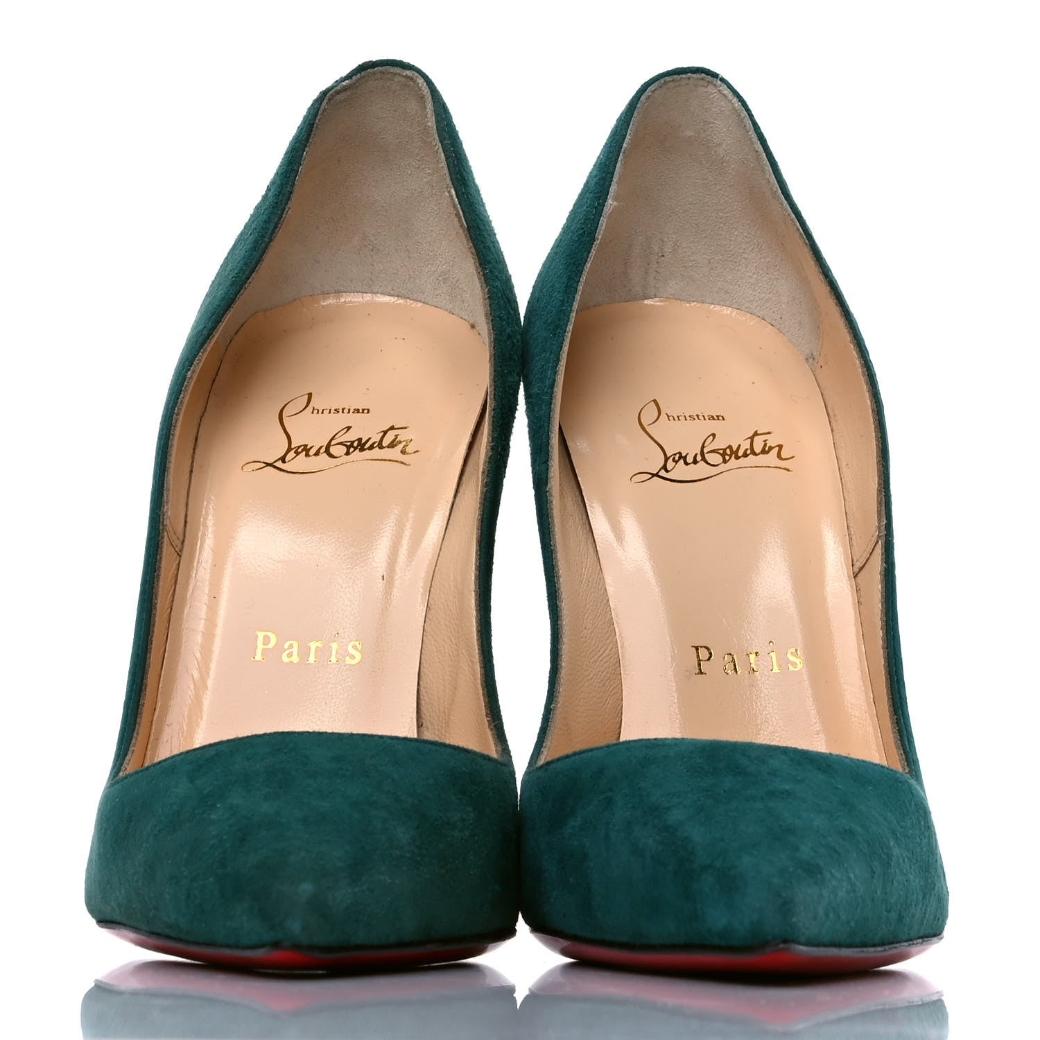 Christian Louboutin Suede So Kate 120 Pumps 36 Forest 2 of 5