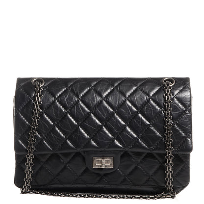 Chanel Aged Calfskin Quilted 2.55 Reissue 226 Flap Black 1 of 9