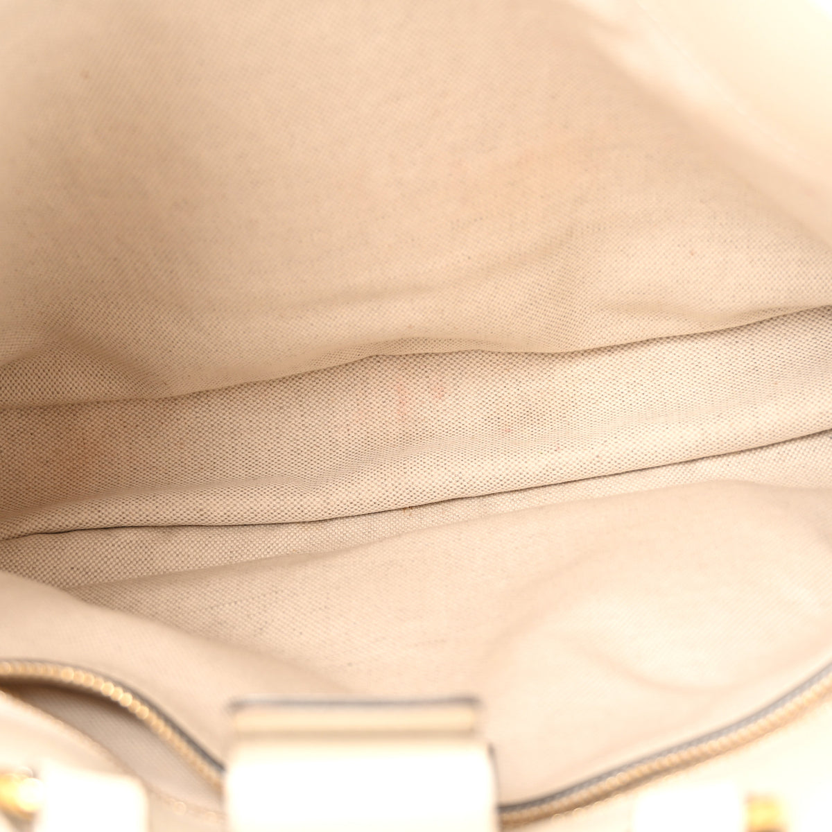 Monogram Calfskin Medium Horsebit 1955 Tote Bag Beige Mystic White