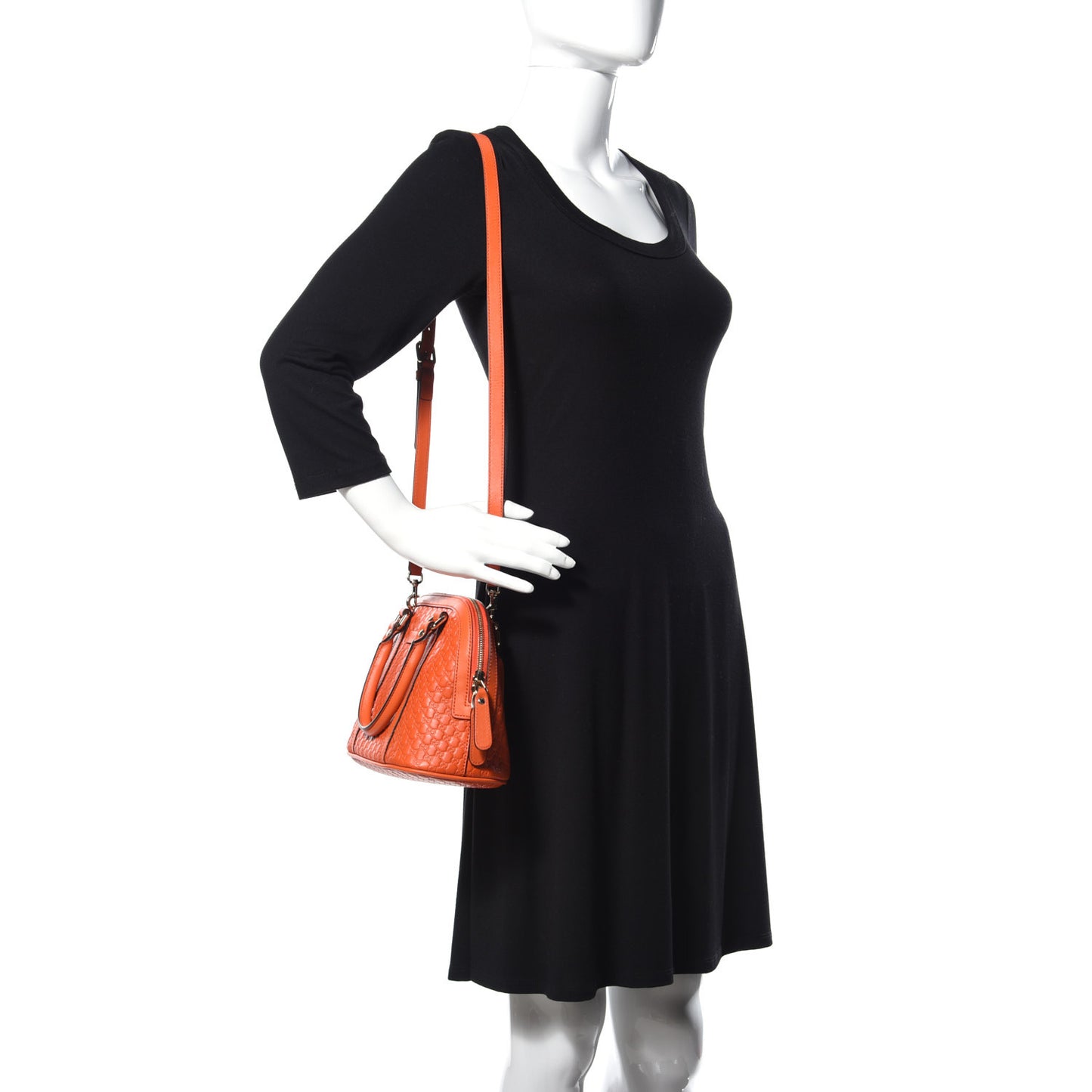 Microguccissima Mini Dome Bag Sun Orange
