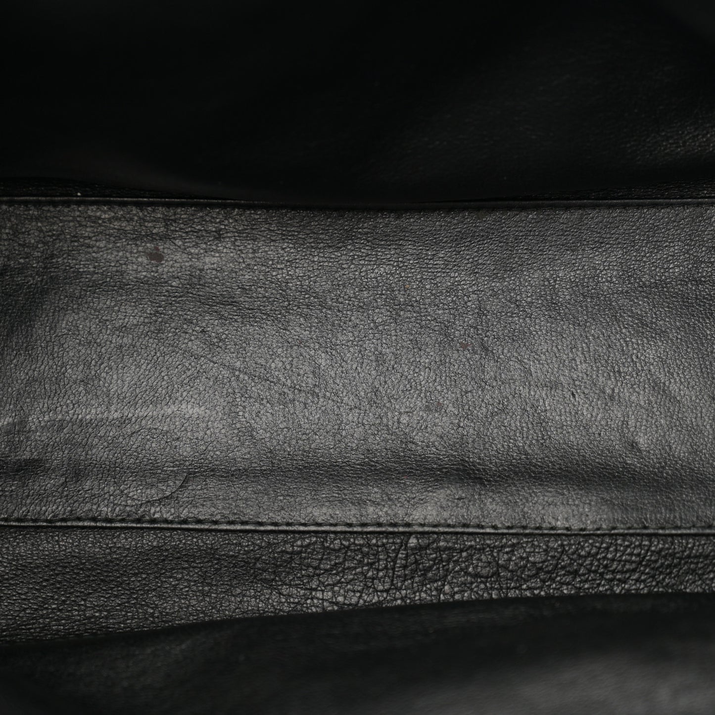 Caviar Quilted Flap Shoulder Bag Black
