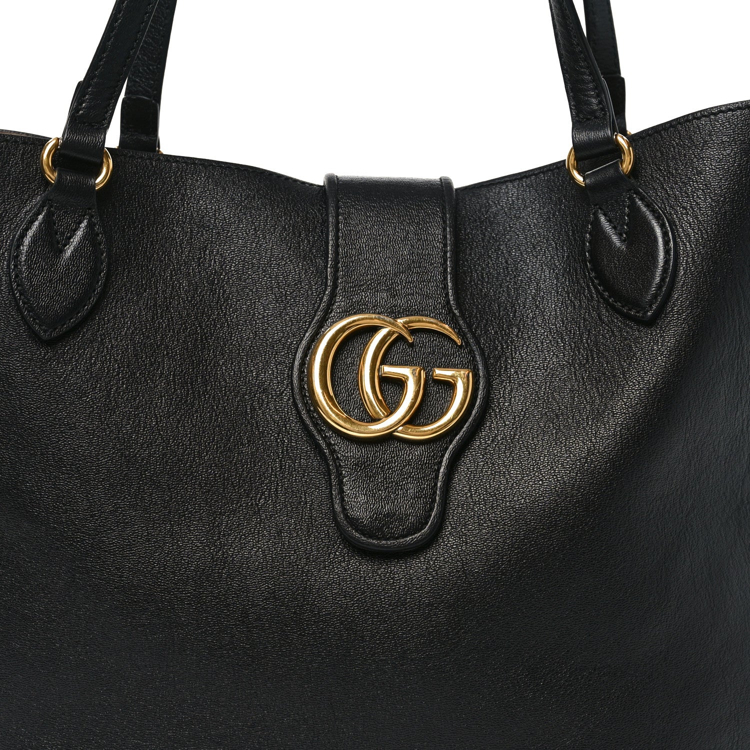 Gucci New Sakai Calfskin Lux Medium Dahlia Tote  Black 9 of 14