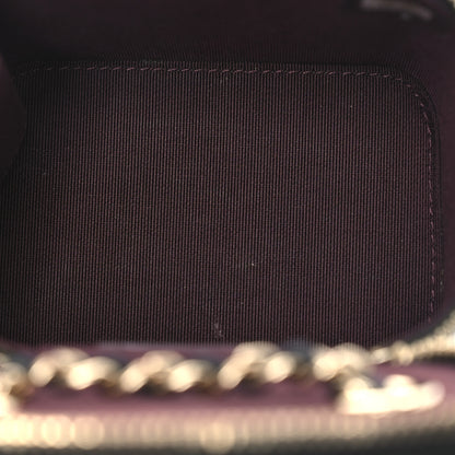 Chanel Caviar Quilted Mini Vanity Case With Chain Black 5 of 13