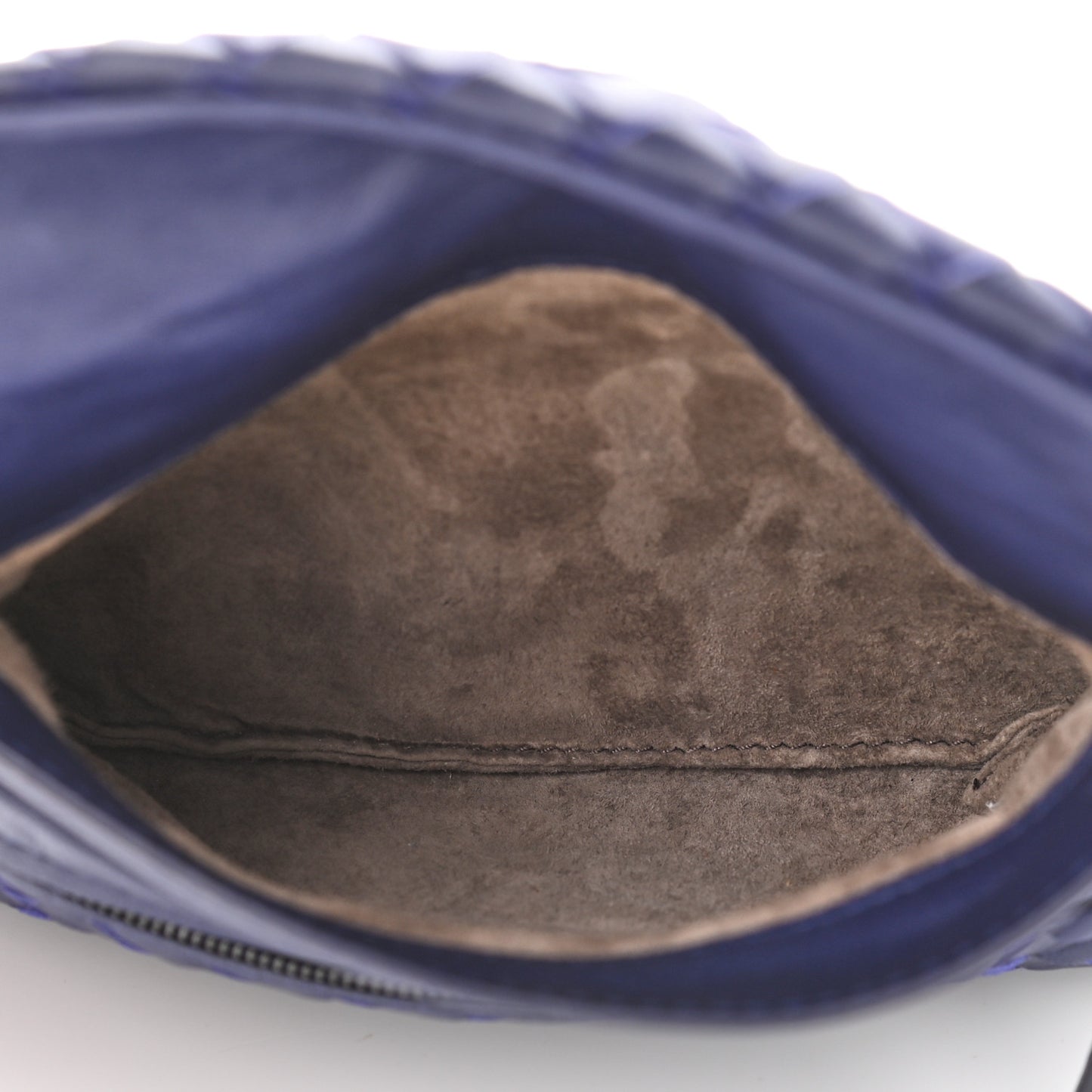Nappa Intrecciato Small Chain Crossbody Atlantic