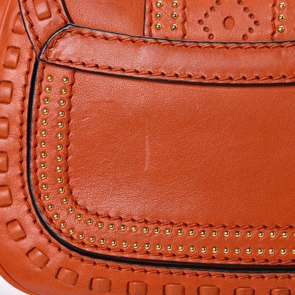 Gucci Calfskin Small Snaffle Bit Shoulder Bag Orange 12 of 12