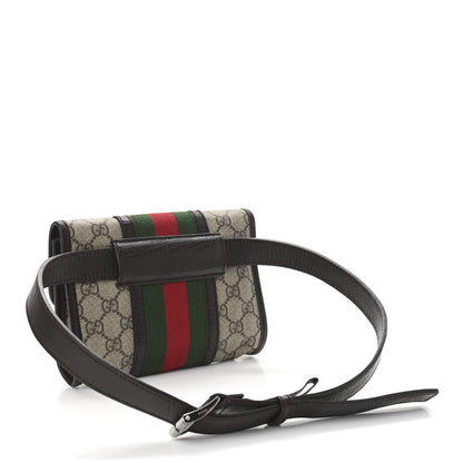 Gucci GG Monogram Plus Web Belt Bag Dark Brown 3 of 10