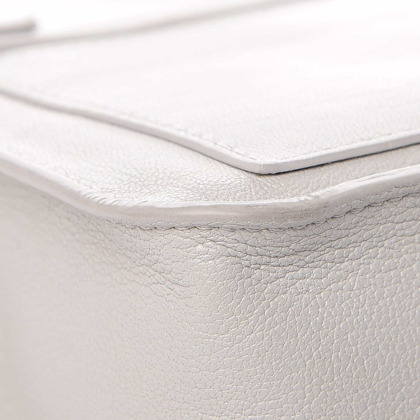 Lambskin PS1 Mini Pouch Messenger Pale Steel