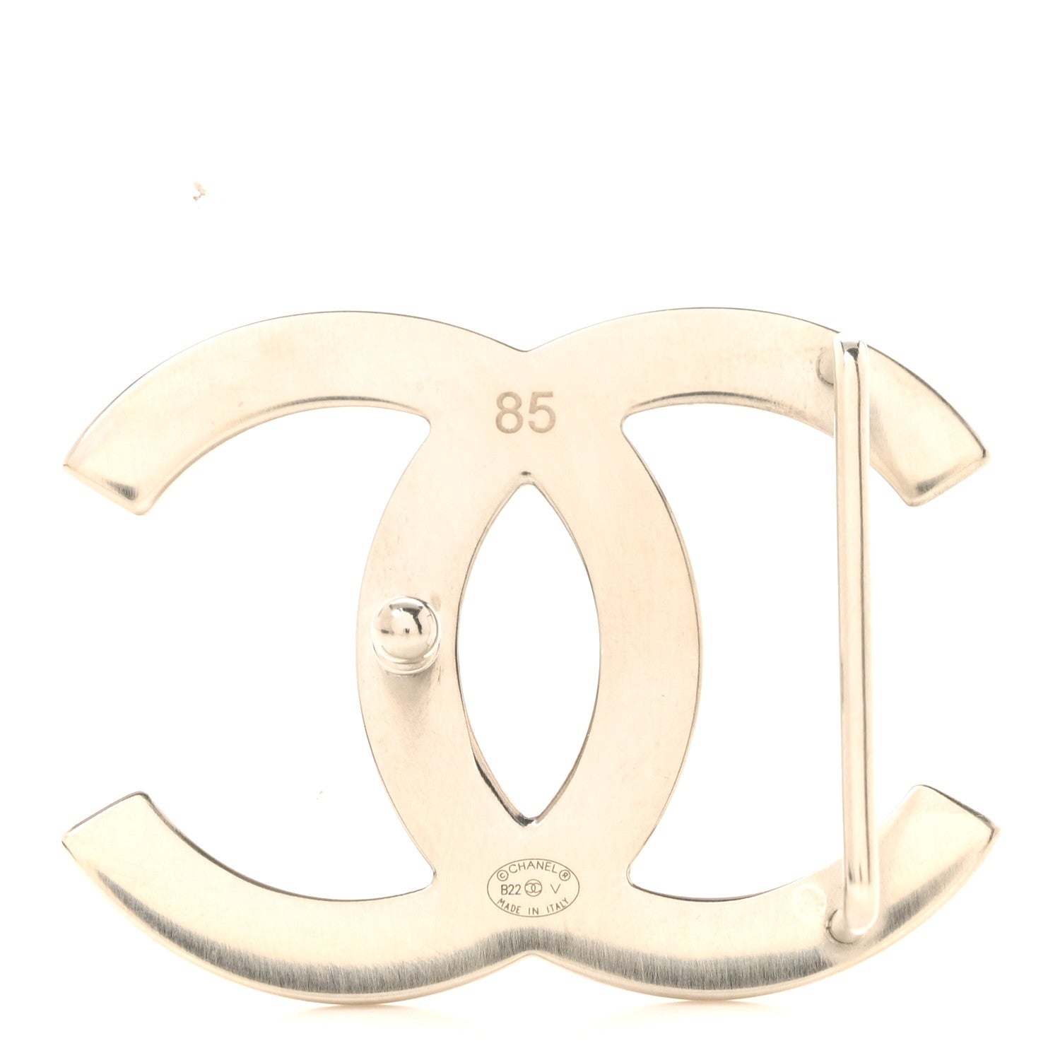 Chanel Calfskin CC Reversible Belt 85 34 Black Burgundy 7 of 9