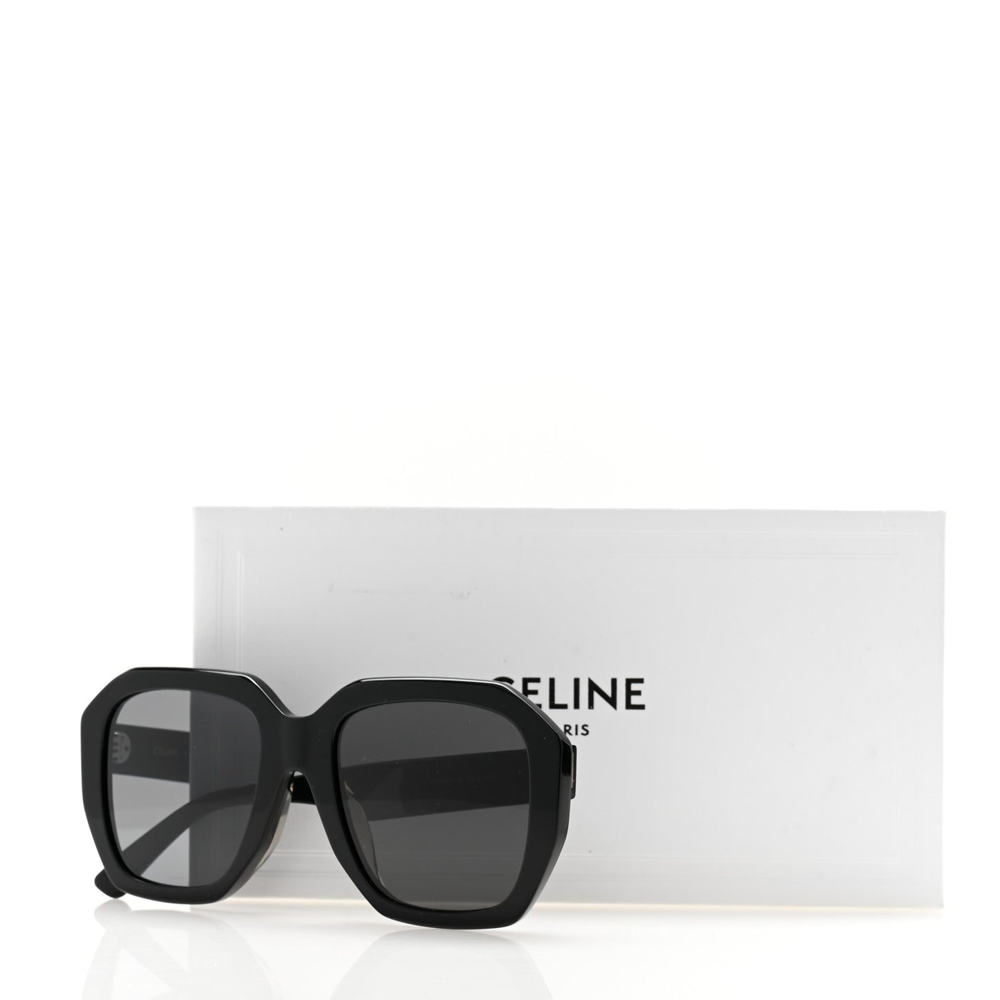 Acetate Square Sunglasses CL4045FN Black
