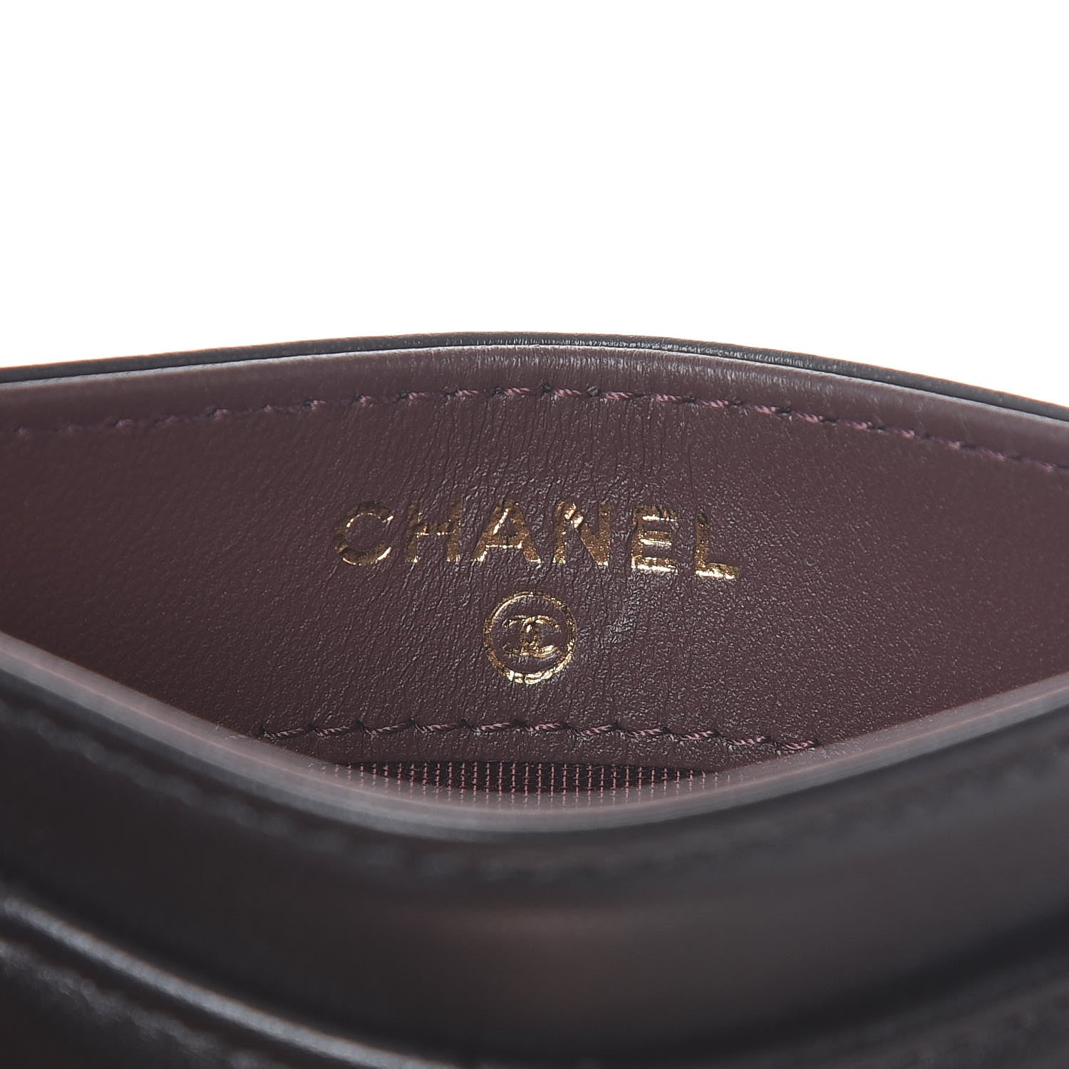Chanel Lambskin Quilted Card Holder Black 7 of 9