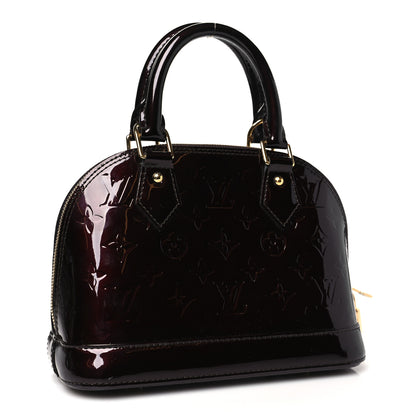 Louis Vuitton Vernis Alma BB Amarante 3 of 9