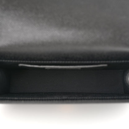 Saint Laurent Grain De Poudre Medium Classic Monogram Kate Satchel Black 5 of 10