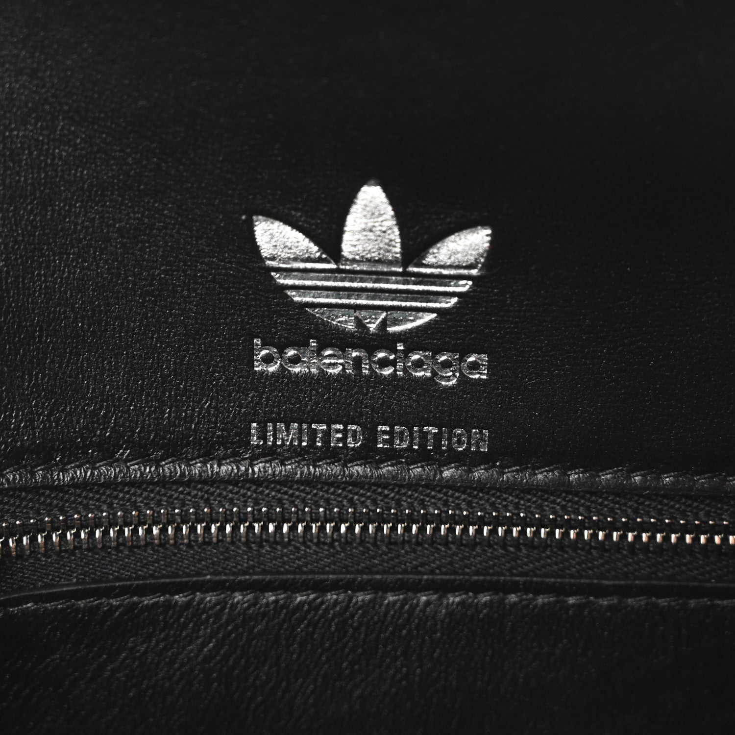 Balenciaga X ADIDAS Shiny Box Calfskin Small Hourglass Top Handle