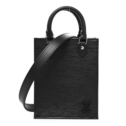 Louis Vuitton Epi Petit Sac Plat Black 1 of 10