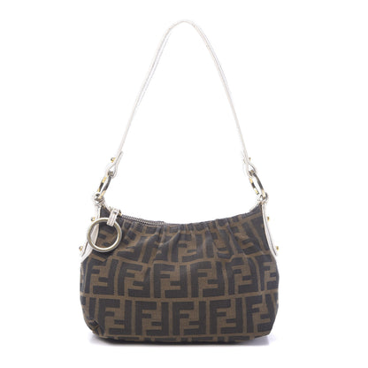 Fendi Zucca Mini Shoulder Bag Tobacco White 1 of 16