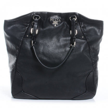 Prada Soft Calf Shopping Tote Nero Black 1 of 8