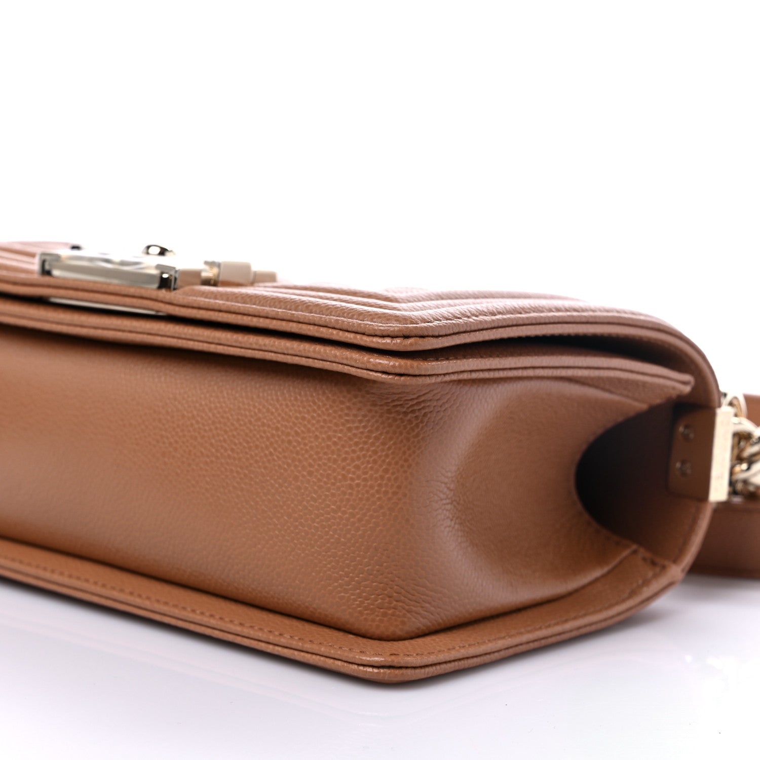 Chanel Caviar Quilted Small Boy Flap Brown 9 of 9