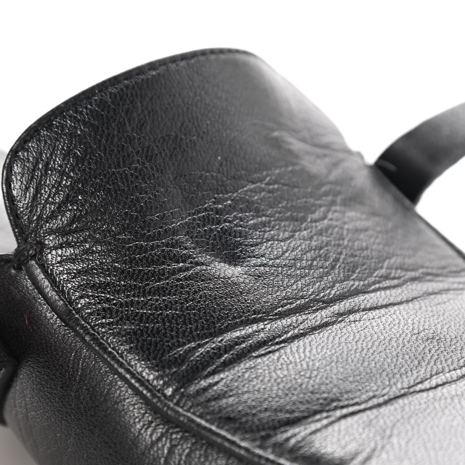 Hermes Goatskin Oz Mules 37.5 Black 11 of 13