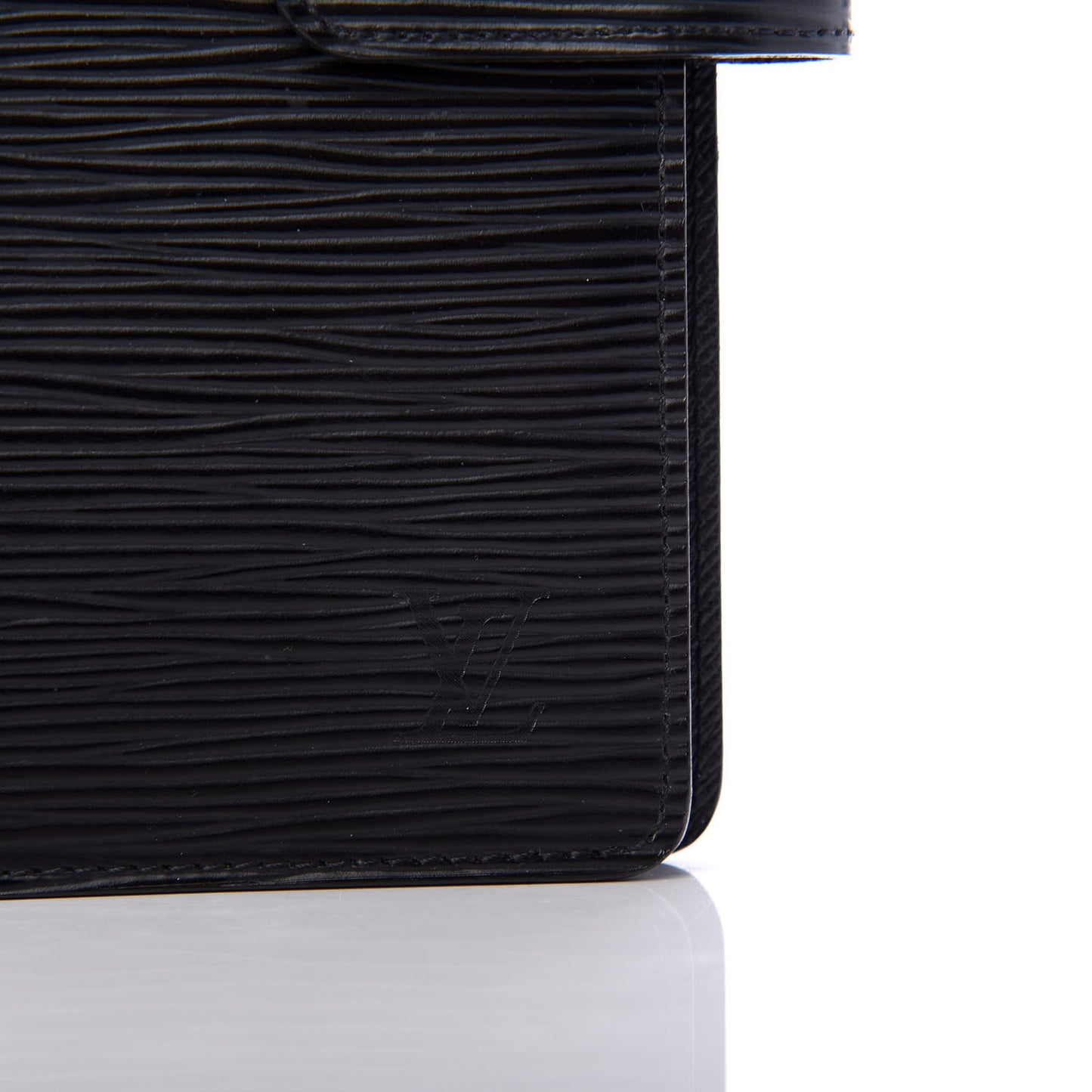 Epi Medium Ring Agenda Cover Black