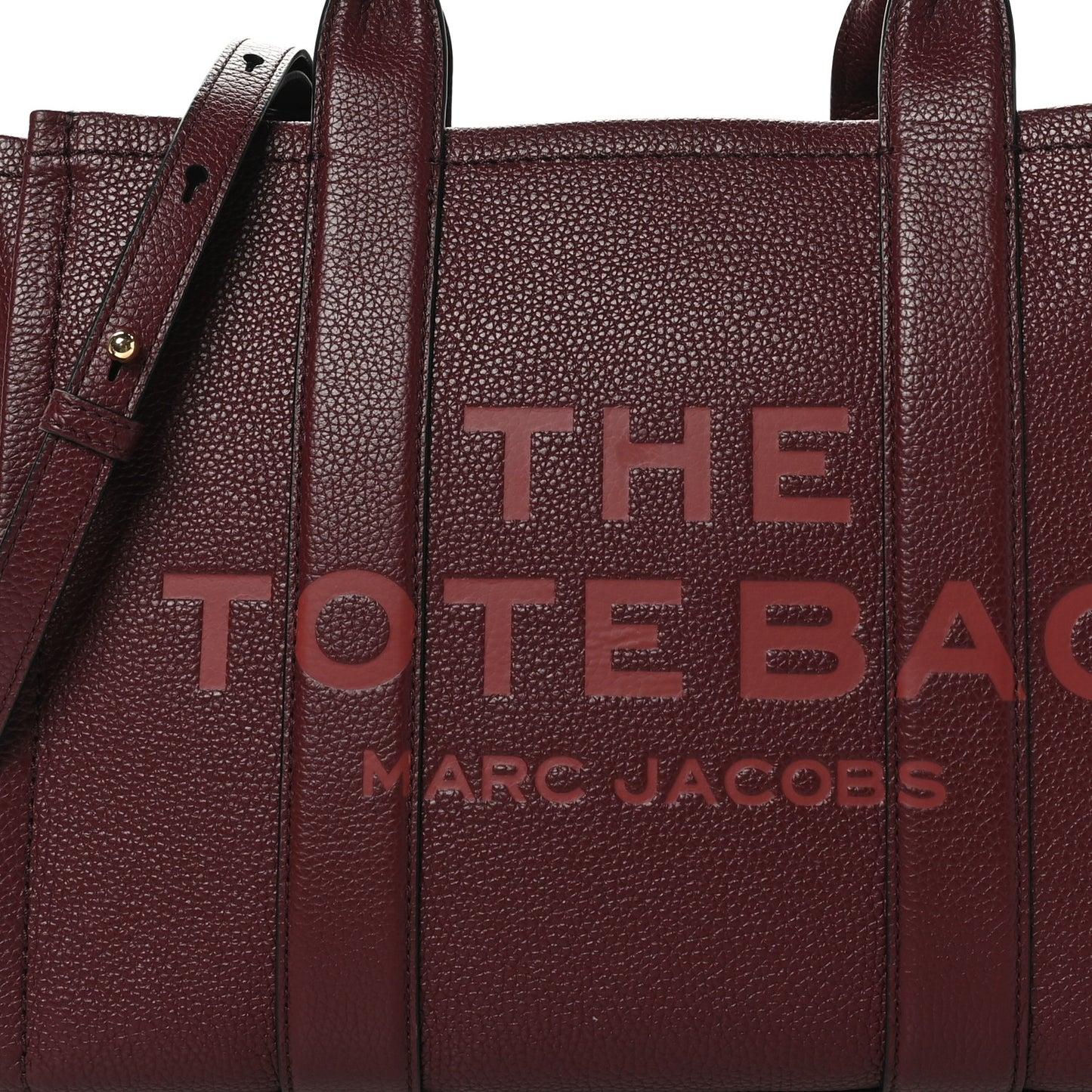 Grained Calfskin Medium The Tote Bag Chianti