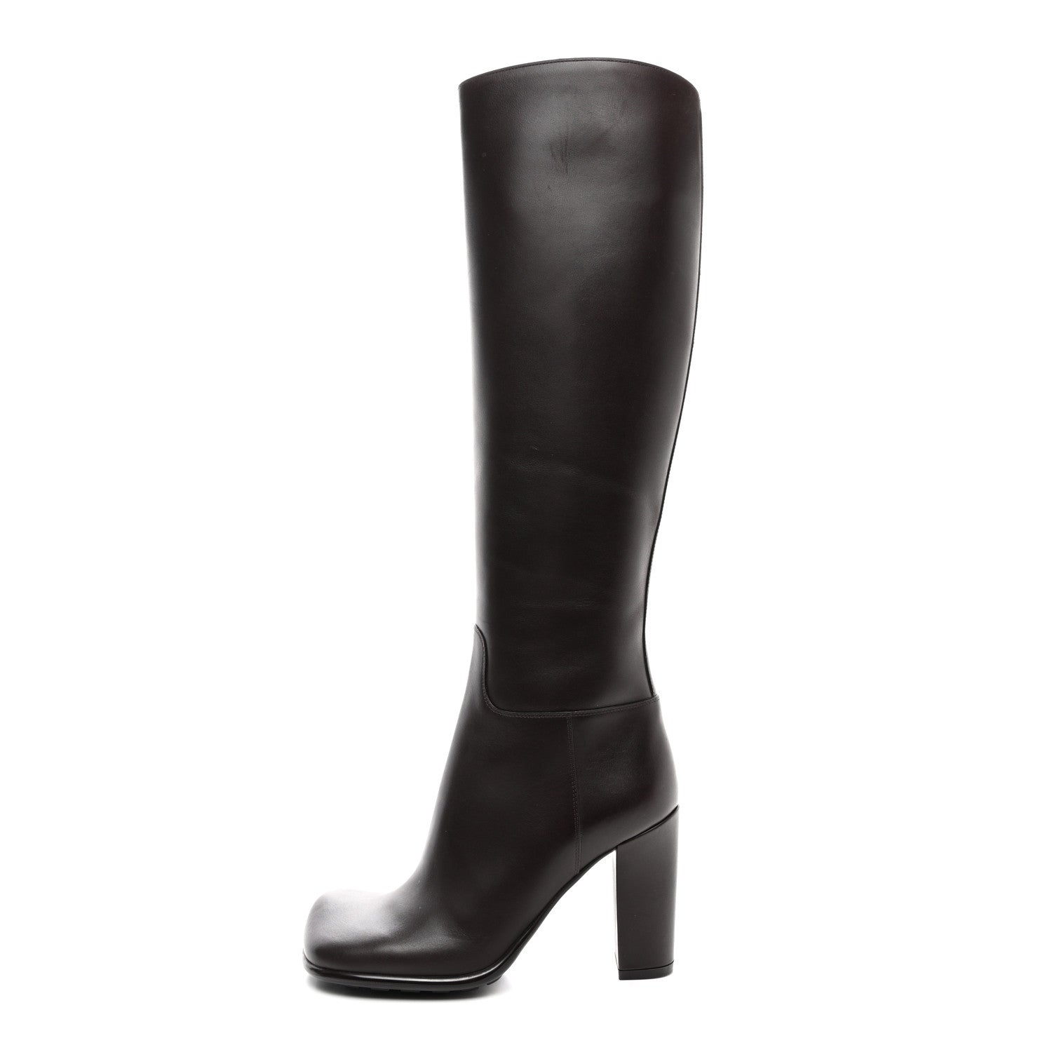 Bottega Veneta Calfskin Storm Knee High Boots 35 Fondant 1 of 17