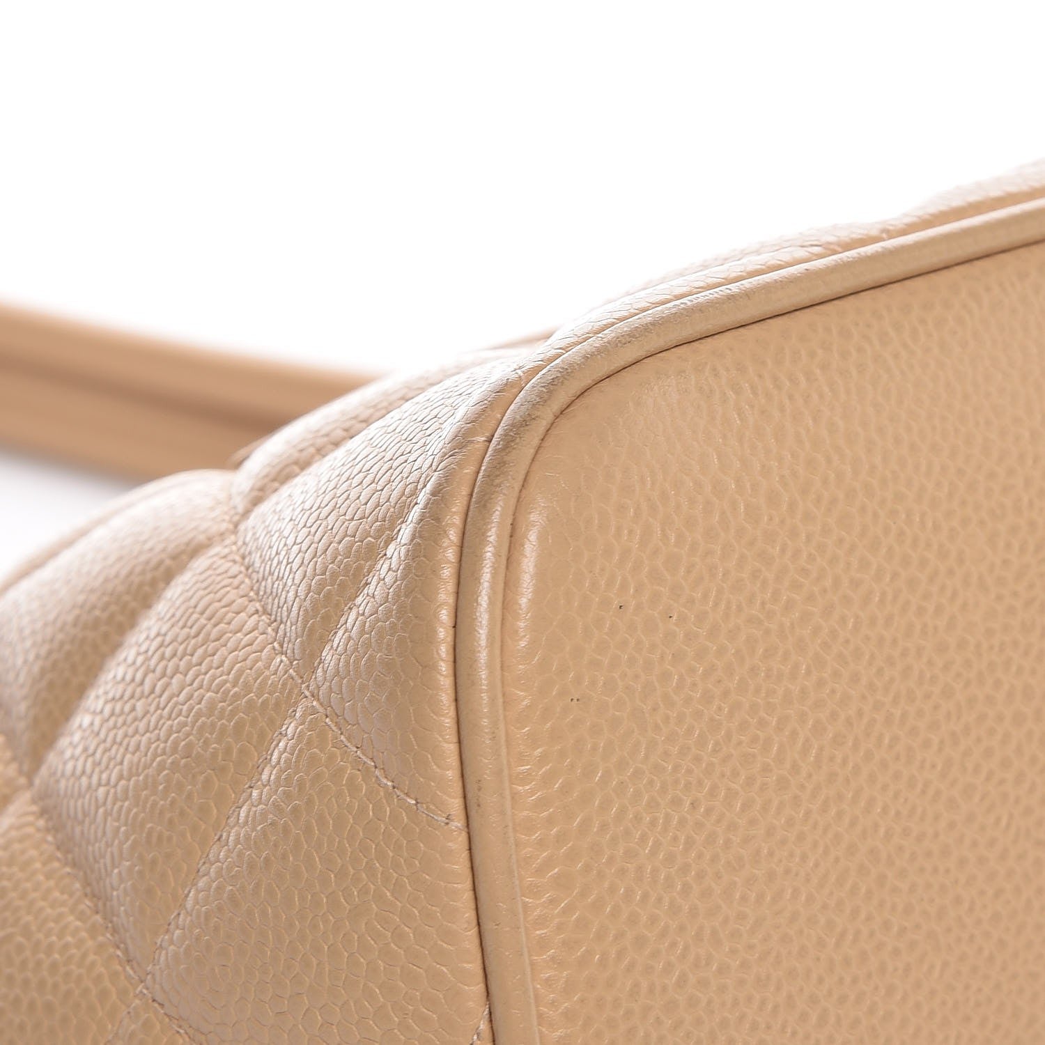 Chanel Caviar Quilted Medallion Tote Beige 9 of 12