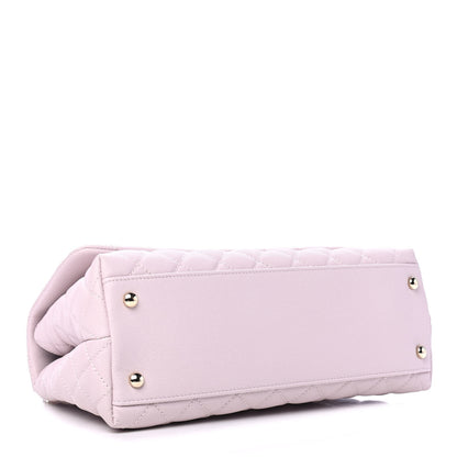 Chanel Caviar Quilted Small Coco Handle Flap Lilas Lilac 3 of 5