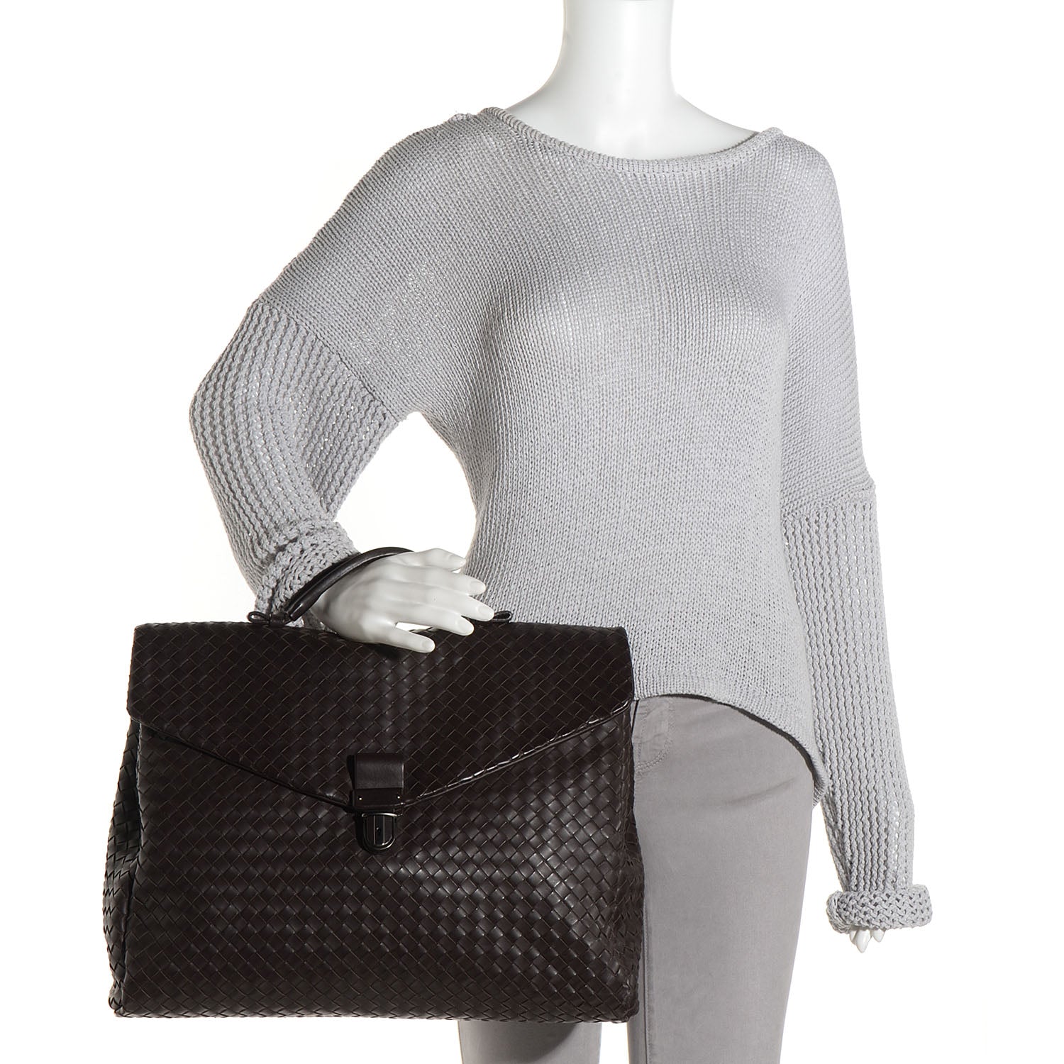 Bottega Veneta Intrecciato VN Briefcase Ebano 2 of 9