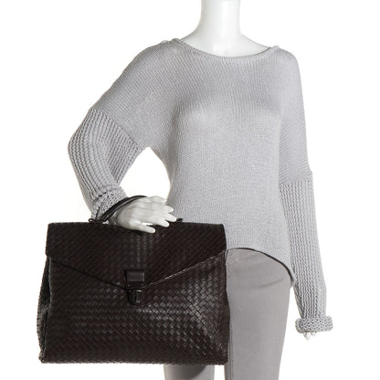 Bottega Veneta Intrecciato VN Briefcase Ebano 2 of 9