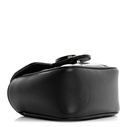 Gucci Calfskin Matelasse Monochrome GG Marmont Chain Belt Bag Black 4 of 10