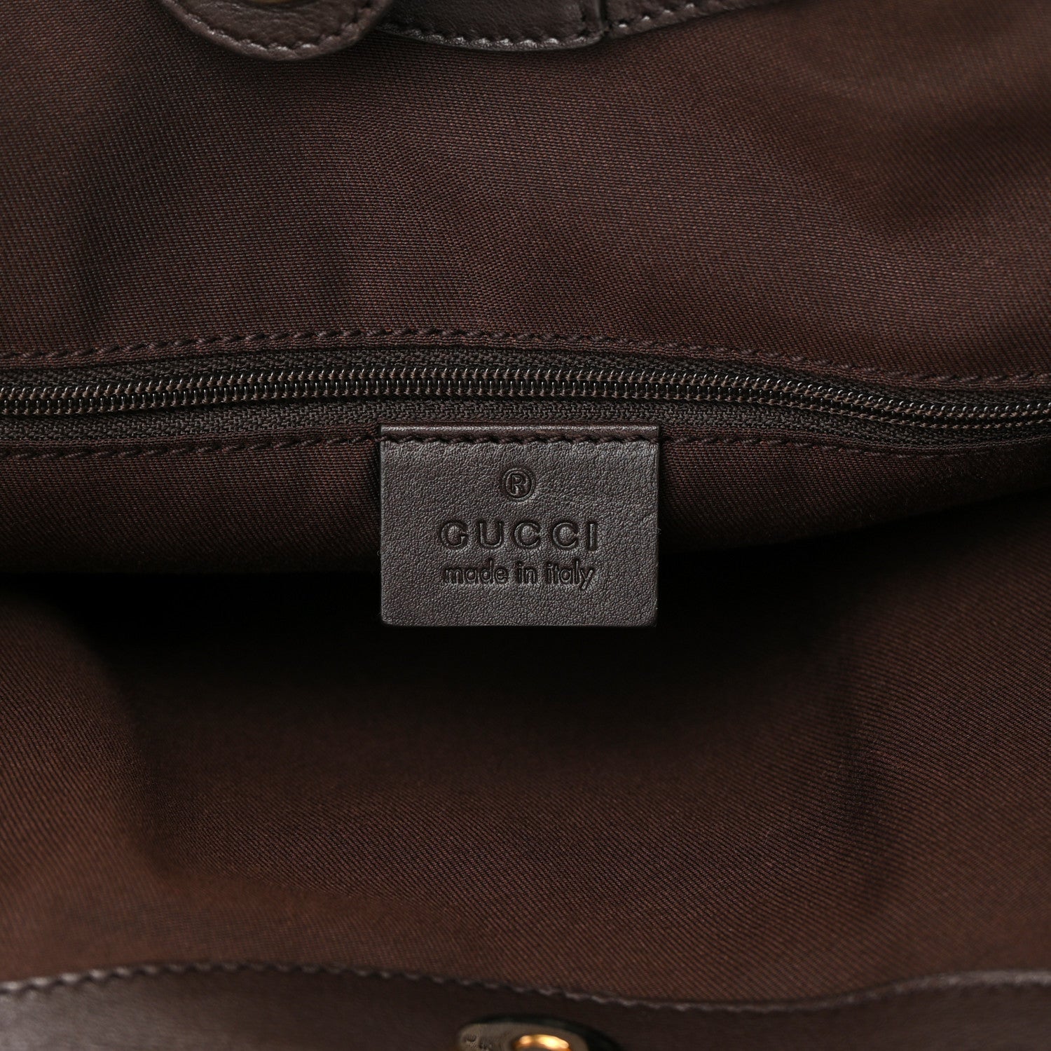 Gucci Monogram Medium Sukey Tote Dark Brown 6 of 14