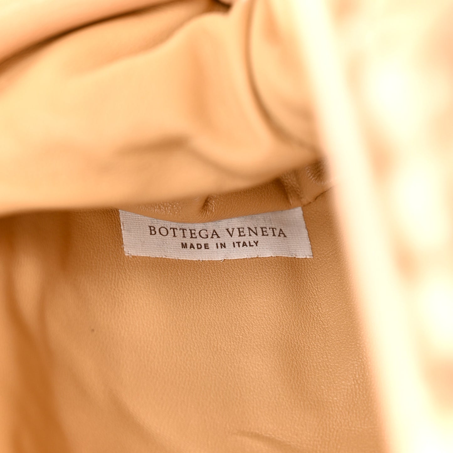 Nappa Intrecciato The Mini Pouch Almond