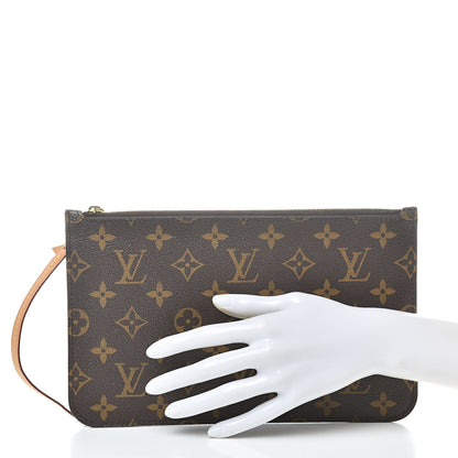 Louis Vuitton Monogram Neverfull MM GM Pochette 2 of 8