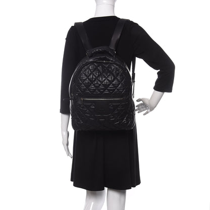 Chanel Nylon Quilted Coco Cocoon Backpack Black 2 of 10