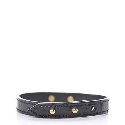 Louis Vuitton Vernis Logomania Bracelet 19 Black 3 of 5