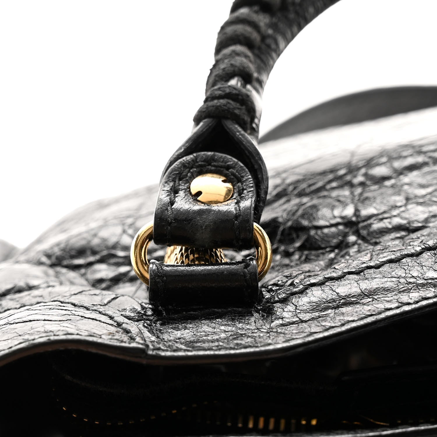 Balenciaga Agneau Giant 12 Gold Hardware Mini City Black 13 of 14