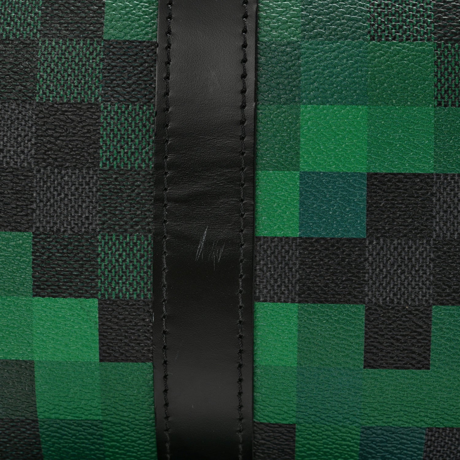 Louis Vuitton Damier Graphite Pixel Keepall Bandouliere 50 Vert 14 of 17