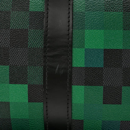 Louis Vuitton Damier Graphite Pixel Keepall Bandouliere 50 Vert 14 of 17