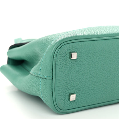 Moynat Taurillon Blush Calfskin Gabby BB Turquoise 8 of 12
