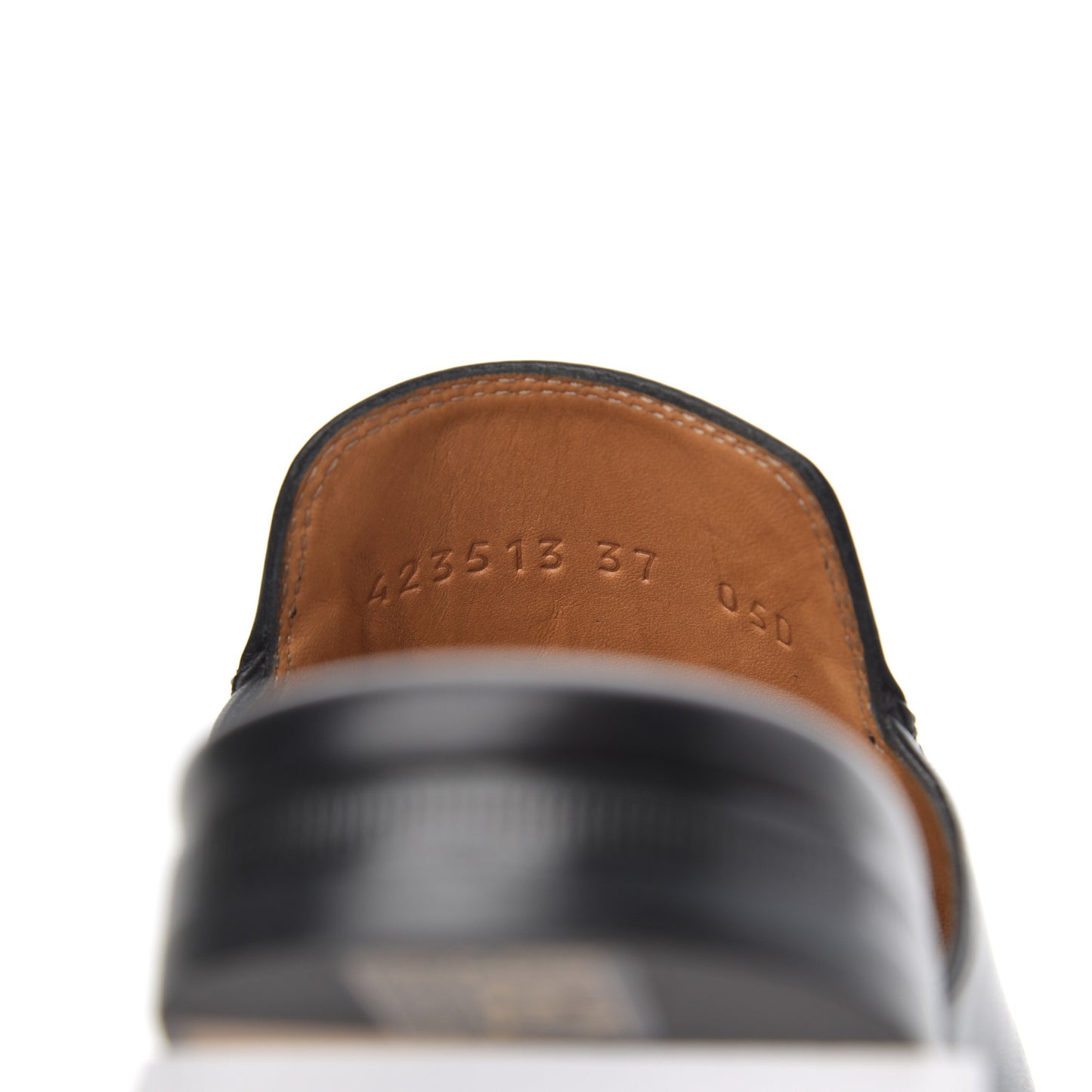 Calfskin Womens Princetown Slippers 37 Black