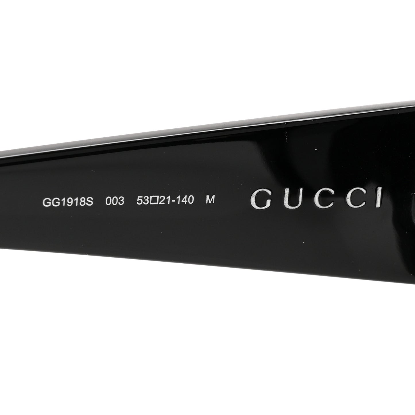 Acetate GG Monogram Lens Sunglasses GG1918S Black