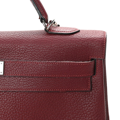 Hermes Fjord Kelly Retourne 40 Rouge H 19 of 31