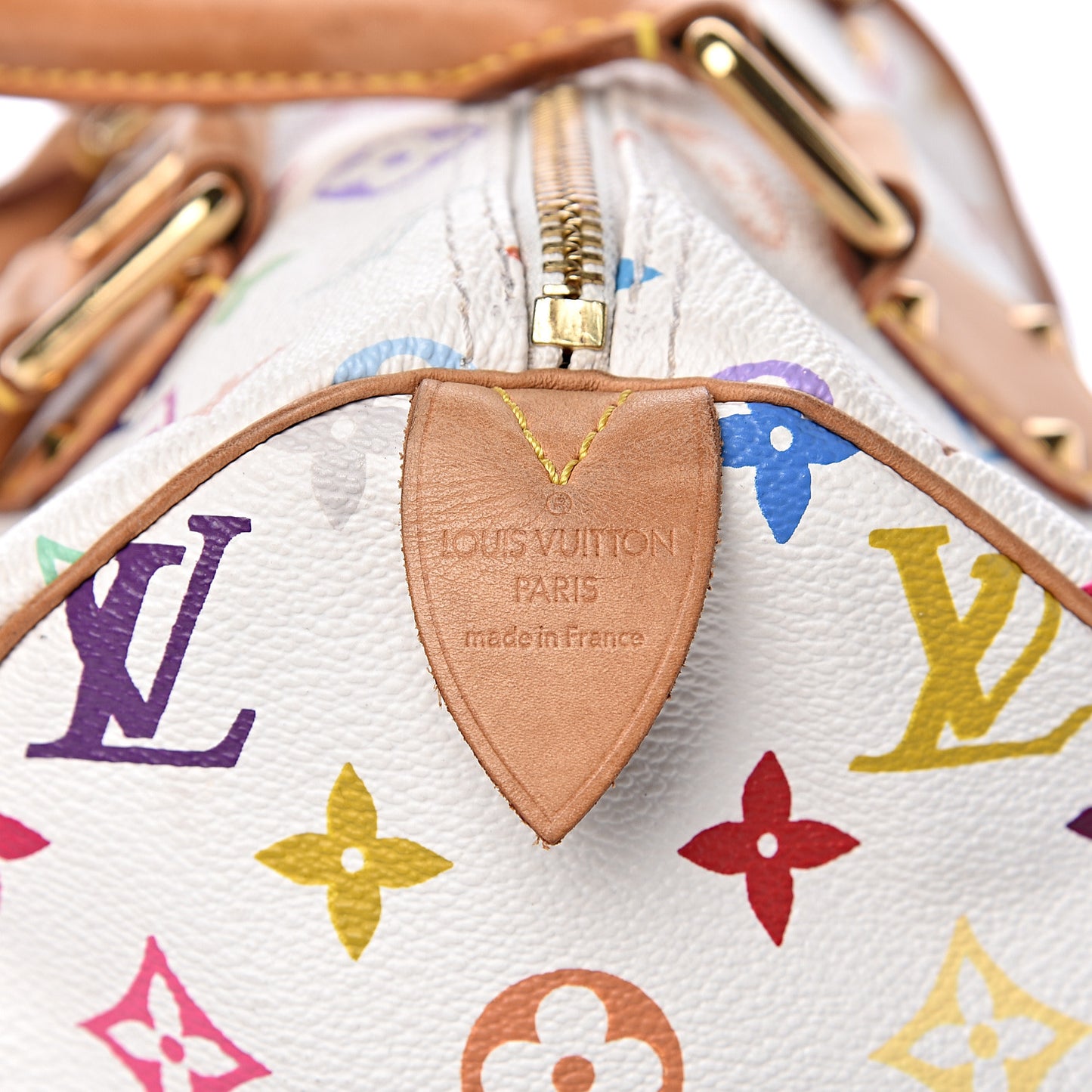 Monogram Multicolor Speedy 30 White