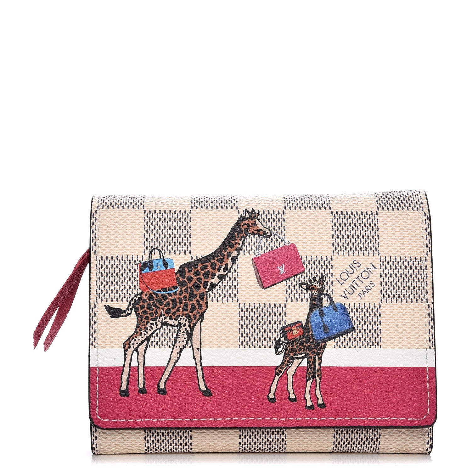Louis Vuitton Damier Azur 2017 Christmas Animation Victorine Wallet 1 of 8