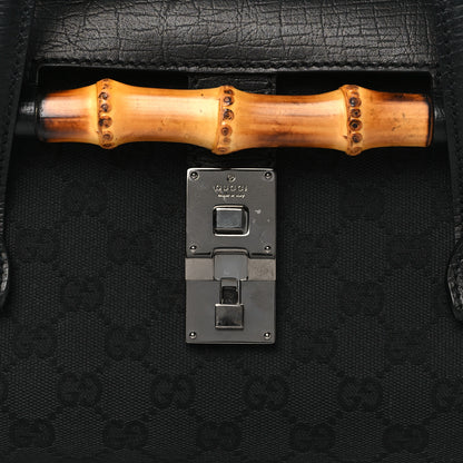 Gucci Monogram Bamboo Bullet Bag Black 8 of 10