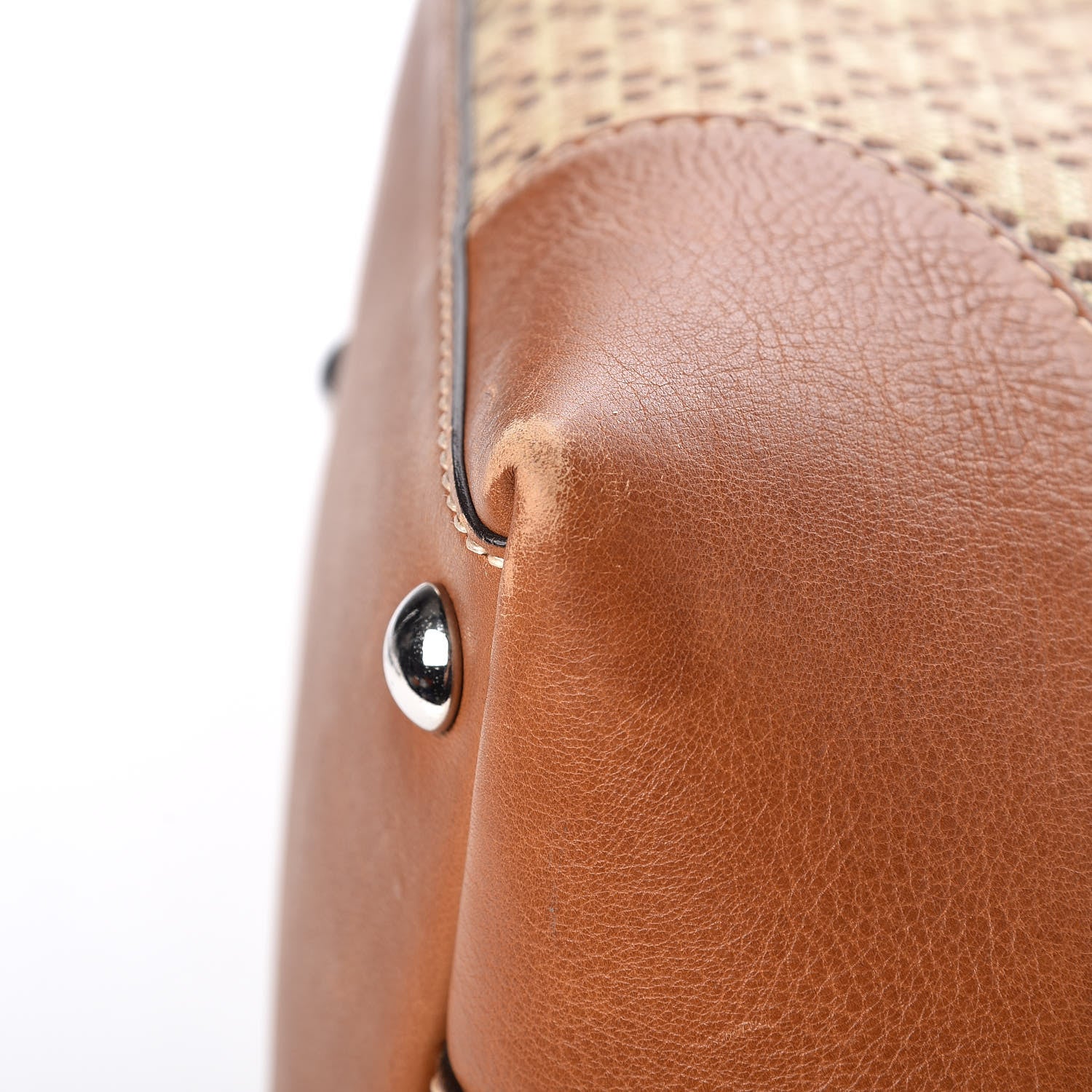 Gucci Straw Diamante Maui Tote Brown 10 of 11