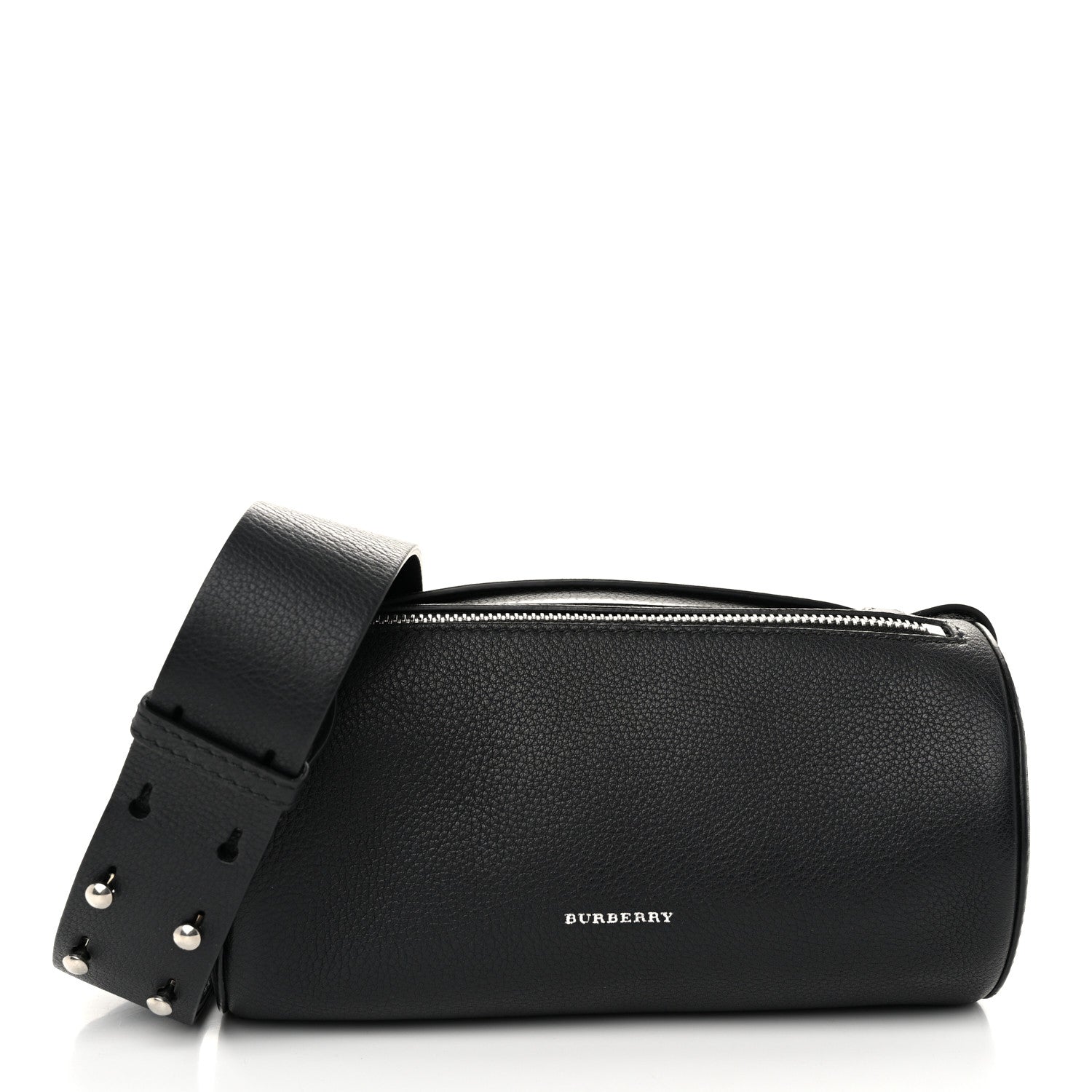 Burberry Calfskin The Barrel Bag Black 1 of 10