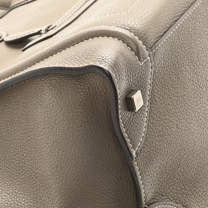 Celine Drummed Calfskin Mini Luggage Souris 8 of 9