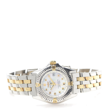 Breitling Stainless Steel 18K Yellow Gold Mother of Pearl 29mm Callistino Quartz Watch B72345 3 of 6