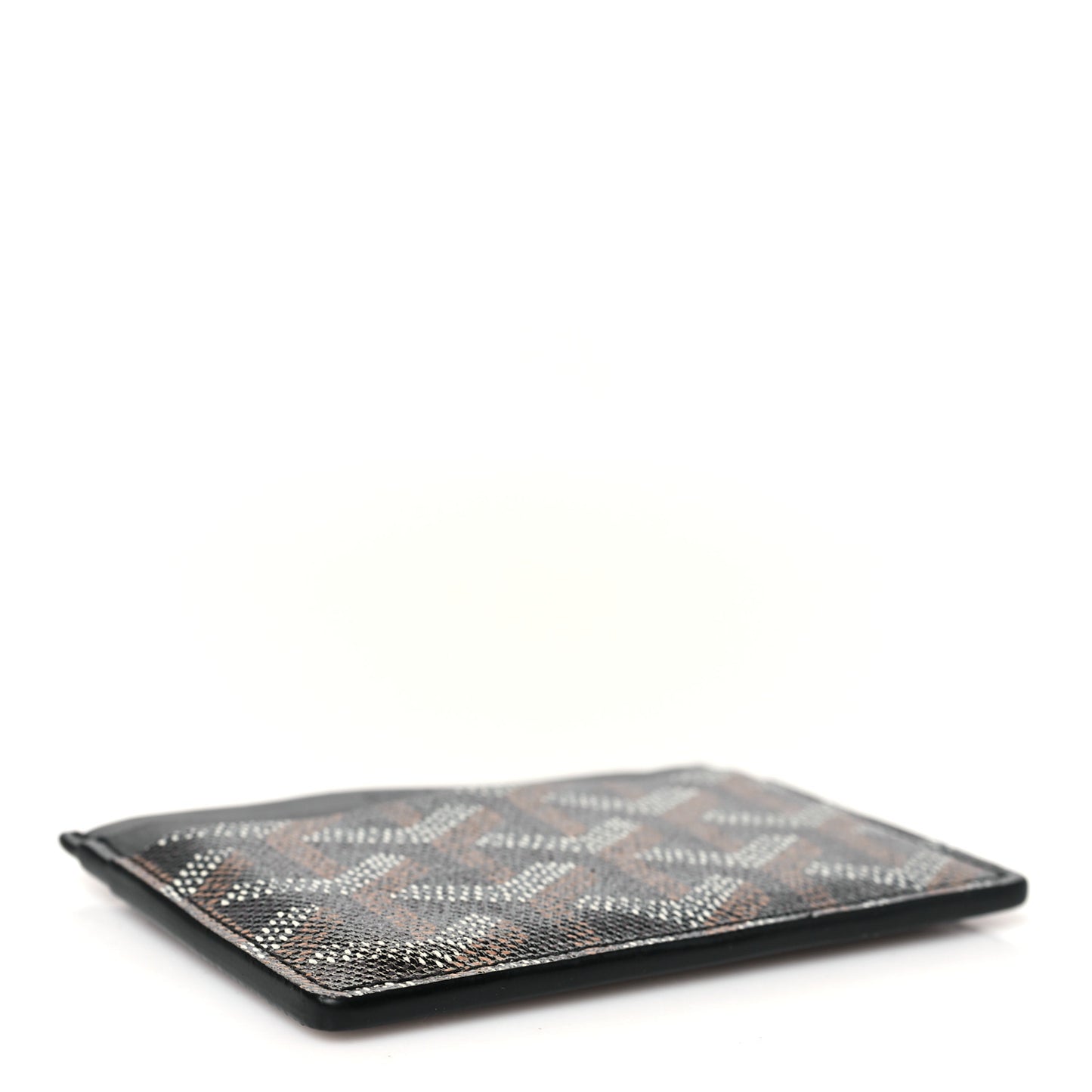 Goyardine Saint Sulpice Card Holder Black
